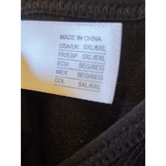 Shaper Womens One Piece Full Control 5XL Black Open Crotch Adjustable Straps - Picture 9 of 13